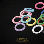 Ropyk - Anneaux Mousqueton Déco Sac (Lot de 5) - Multicolores - 41 mm
