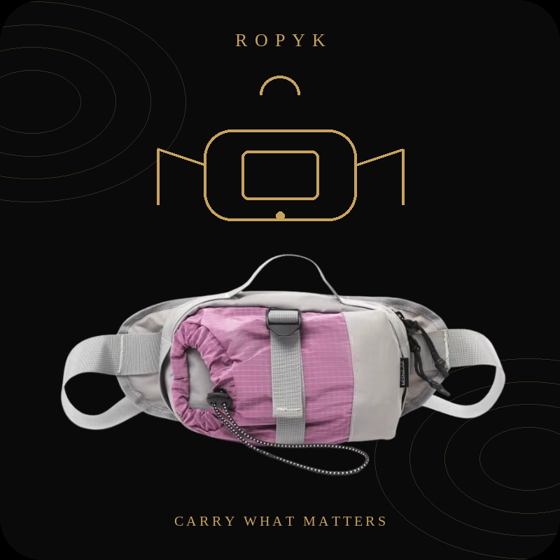 Sac bandoulière camping étanche Ropyk coloris gris