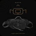 Sac bandoulière camping étanche Ropyk coloris noir