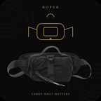 Sac bandoulière camping étanche Ropyk coloris noir