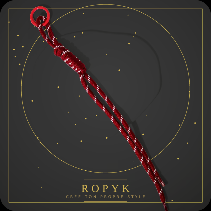 Ropyk - Porte Clés Breloque - Tressée Multicolore