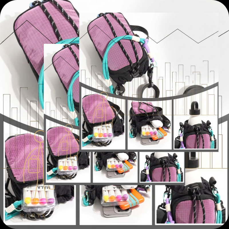 Ropyk - Sacoche Bandoulière Sport & Casual - Unisexe en Nylon
