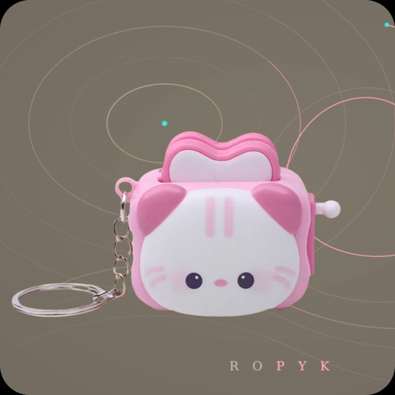Ropyk-Porte-clés Panda Machine à Pain - L'Accessoire Anti-Stress le Plus Craquant du Game 🐼