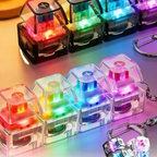 Ropyk-Le Porte-clés Clavier Cristal LED - Le Boss Final de l'Anti-Stress ✨🎹