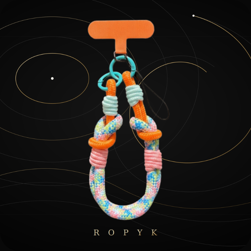 Ropyk - Cordon Universel Dragonne Poignet pour Smartphone – Attache Anti-Chute