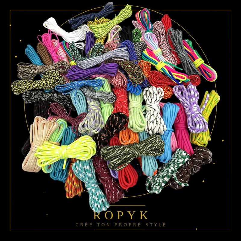 Ropyk - Paracorde DIY - 320 Coloris pour Sac & Porte-clés