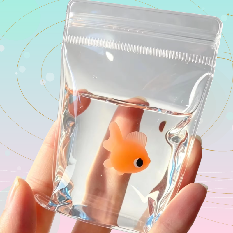 Squishy Poisson Rouge - L'Anti-Stress Mignon à Presser-Fidget Toy Kawaii