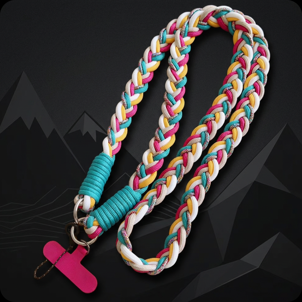 Ropyk - Cordon Universel 2-en-1 pour Téléphone –Tour de Cou,  Attache Anti-Chute