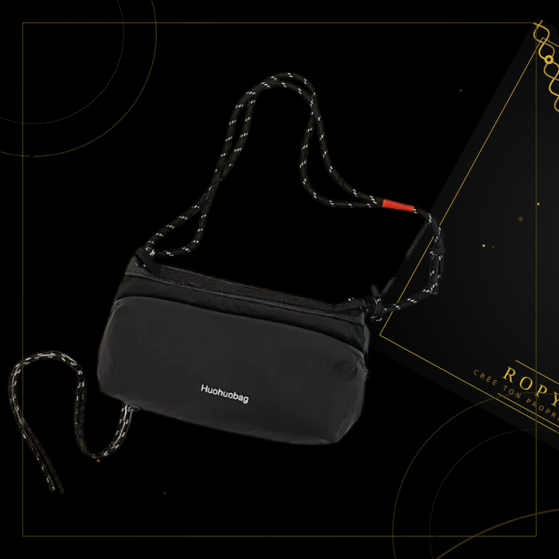 Ropyk - Mini Sac Carré Sling & Porte-Bouteille - Petit Format, Grand Style
