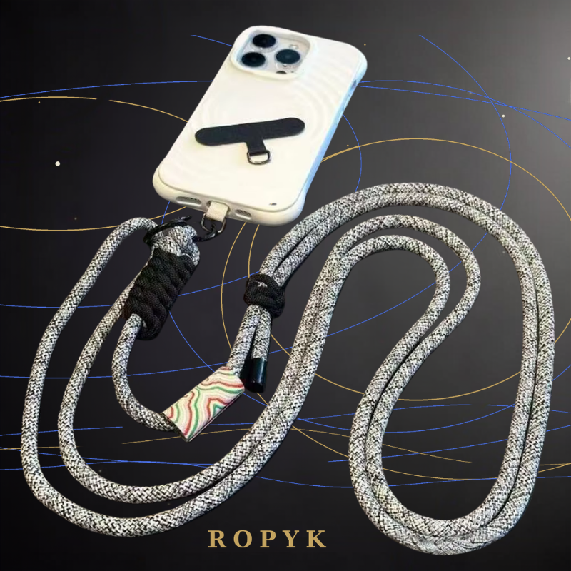 Ropyk - Lanyard en Paracorde pour Téléphone – Bandoulière Réglable, Anti-Chute