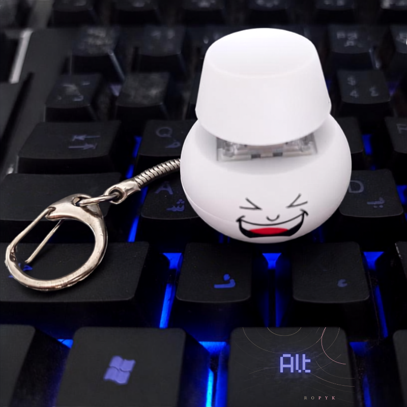 Ropyk-Le Porte-clés Anti-Rage-Clavier - Pour Ceux Qui Ont Besoin de Cliquer Sur Quelque Chose 🎹