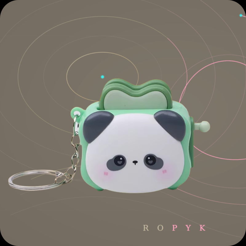 Ropyk-Porte-clés Panda Machine à Pain - L'Accessoire Anti-Stress le Plus Craquant du Game 🐼