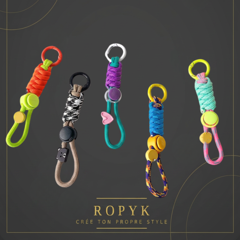 Ropyk - Porte-clés Tressé - Ta Dragonne Copine du Quotidien