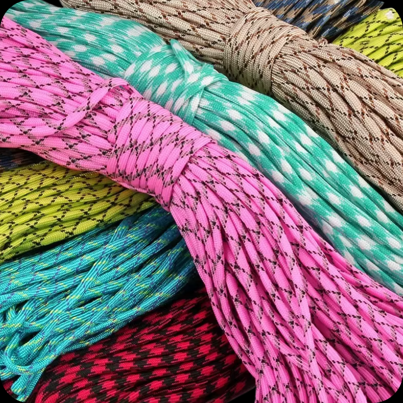 Ropyk - Corde Paracorde 5mm (10M) – Cordon pour Sac, Porte-Clés et Bracelet DIY